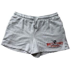 Disney 100 Collection Shorts Cotton Light Gray Size XL Mickey Mouse Graphic NWOT